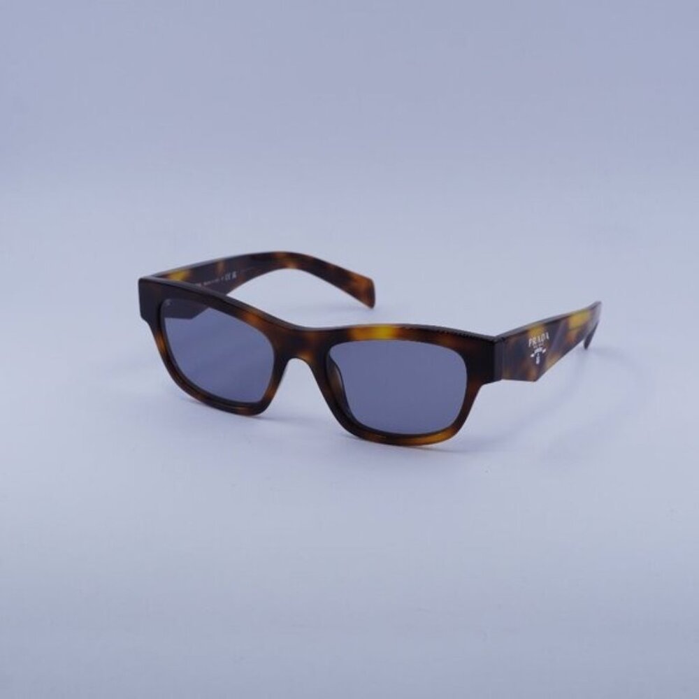 Prada PRB09S 15W03N Sunglasses Classic Tortoise Butterfly Frame, Grey Lenses